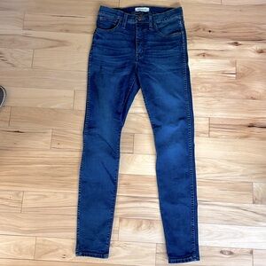 Madewell 10” Skinny High Rise 27T 27 tall denim jeans